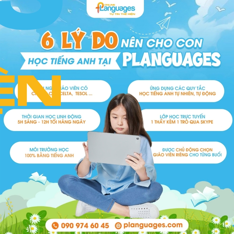 6 ly do bo me nen chon planguages cho con hoc tieng anh